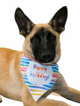 Load image into Gallery viewer, Happy Birthday Collar Bandana - Vanderpump Pets
